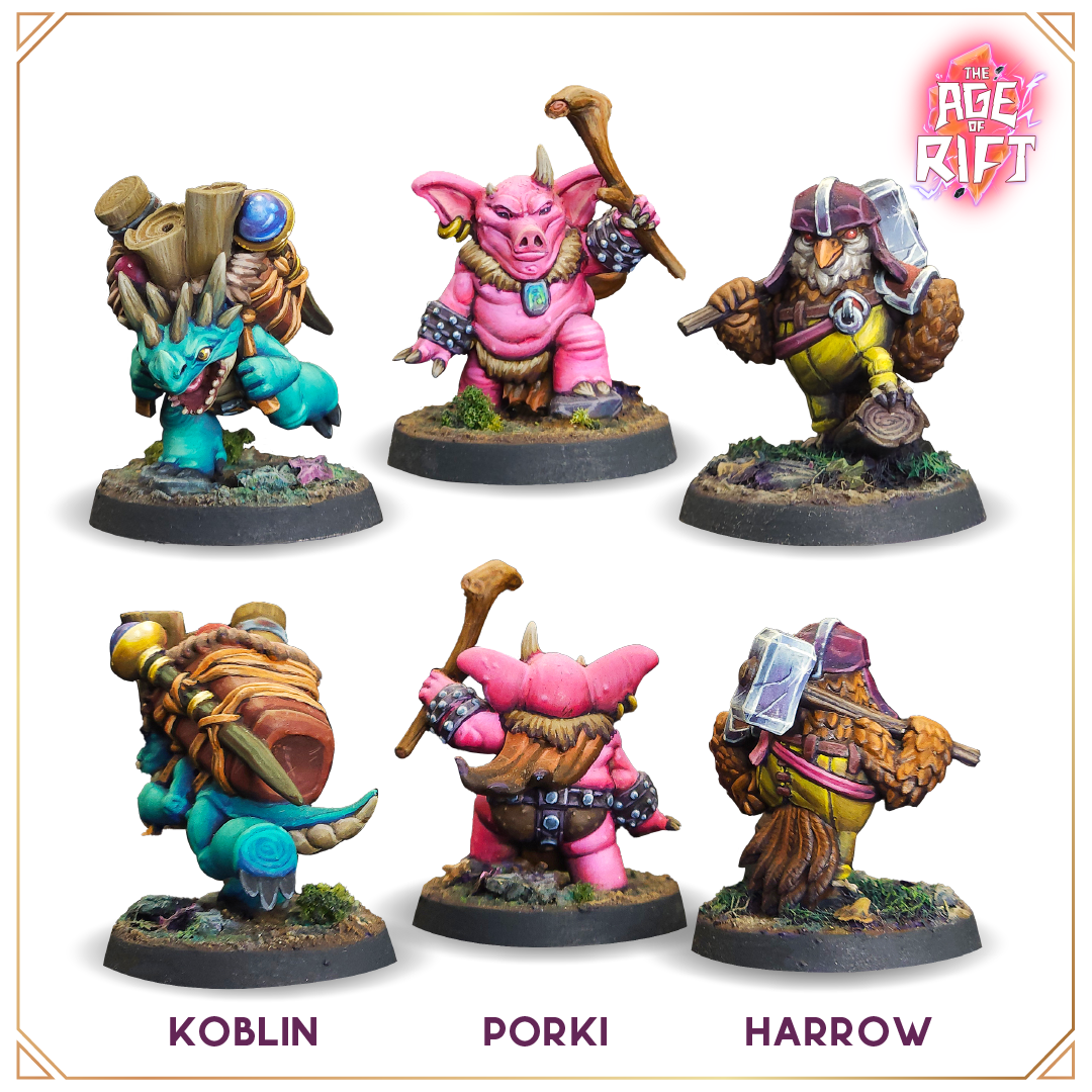 CRIATURAS DE LA GRIETA | PACK FAMILIARES