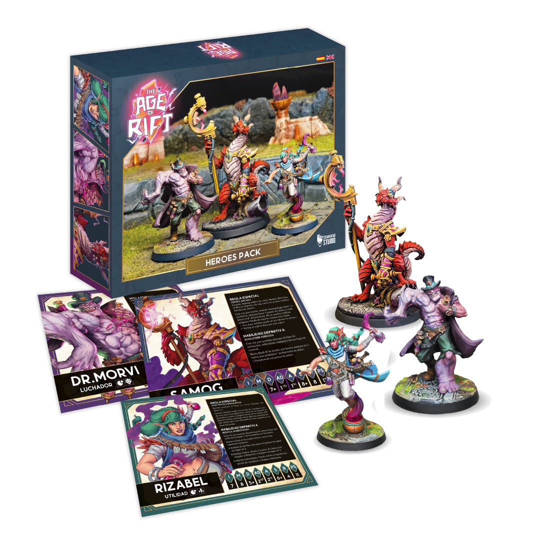 PACK HEROES | RIZABEL, DR.MORVI & SAMOG
