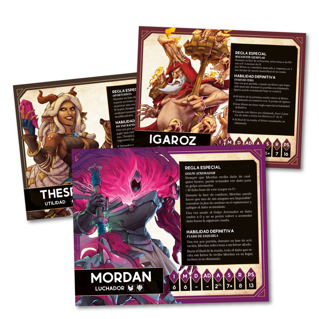 PACK HEROES | THESPIA, MORDAN & IGAROZ